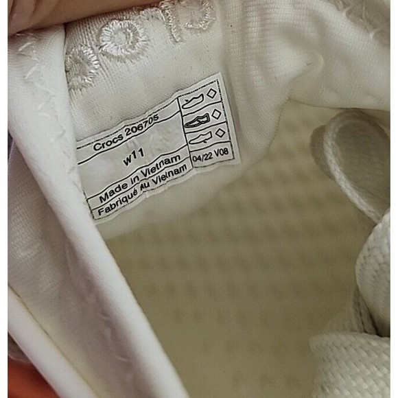 Crocs LiteRide 360 Pacer Shoes Womens 11 Ivory White NEW - Picture 5 of 8